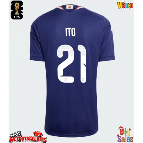 Japan Hiroki Ito #21 Replica Home Stadium Shirt for Women World Cup 2026 Short Sleeve
